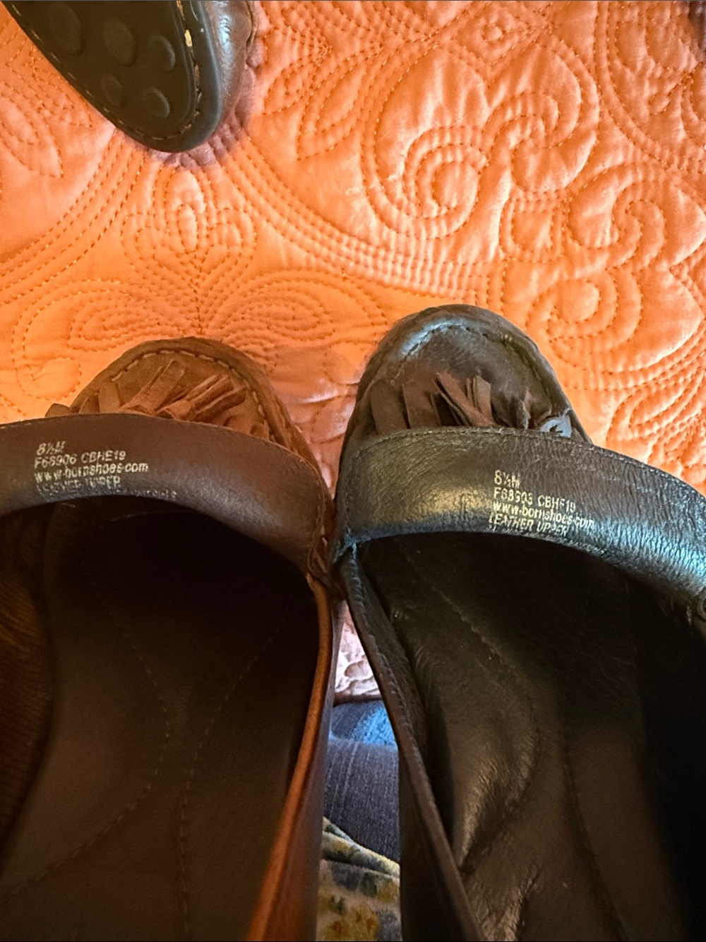 Born Two-Pair Tassel Loafers in Brown and Black - Picture 3 of 3